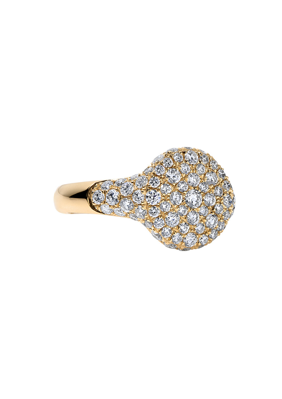 'Sugar' Pinky Signet | Diamond