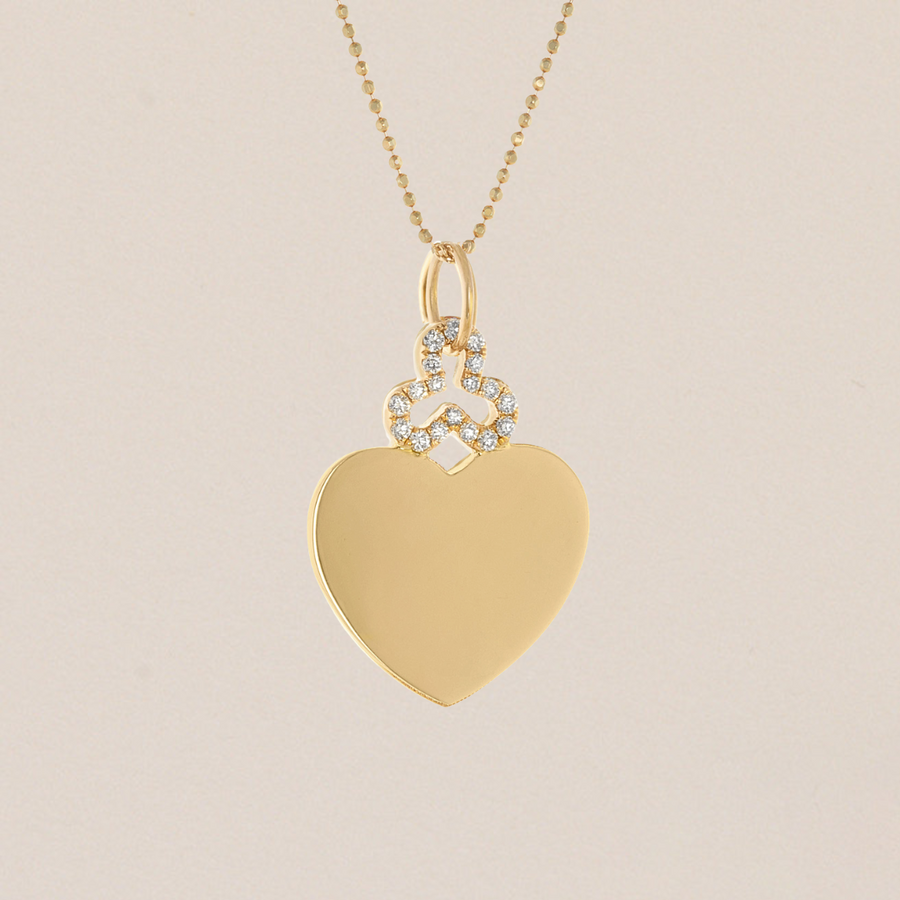 Diamond 'Heart' Charm | Florentine
