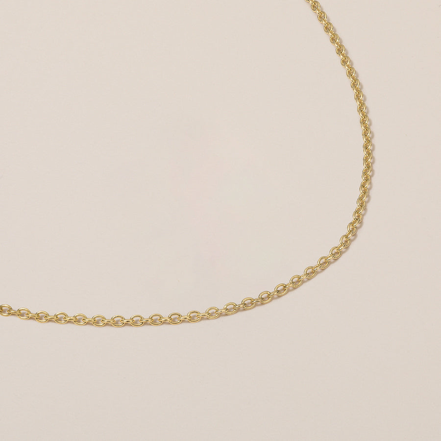 Cable Chain Necklace in 14k Gold | 2.0mm