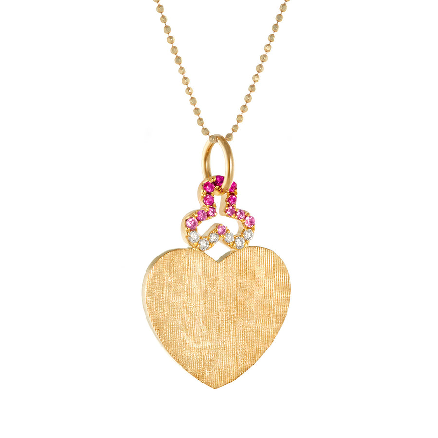 Pink Ombré 'Heart' Charm