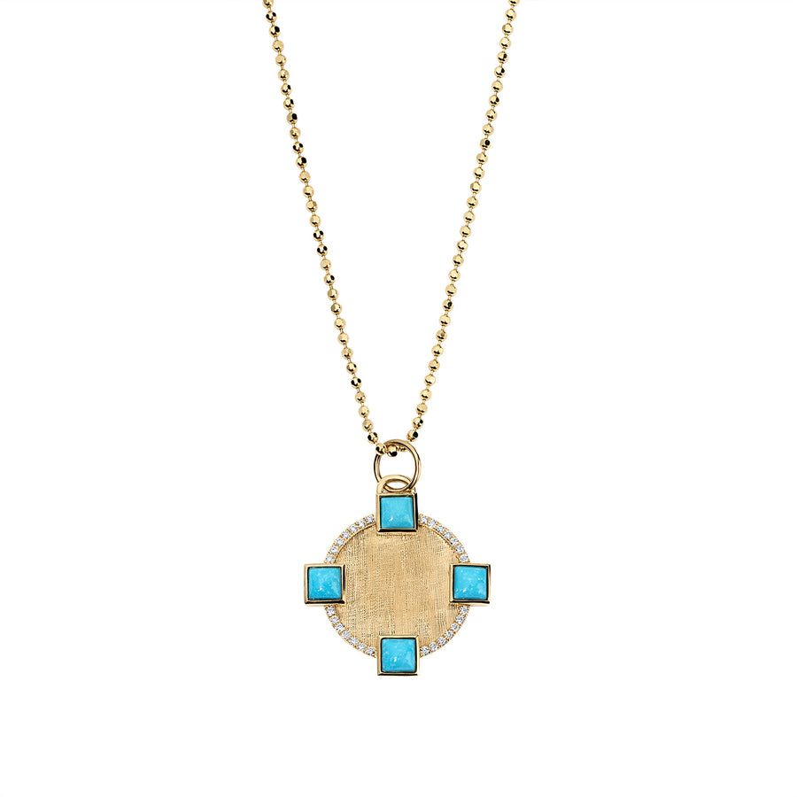 Turquoise 'Club' Charm