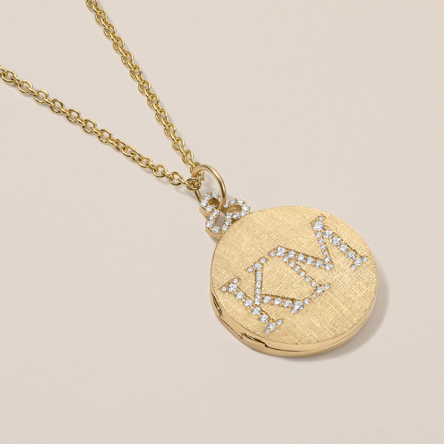 Medium 'Diamond Trefoil' Locket
