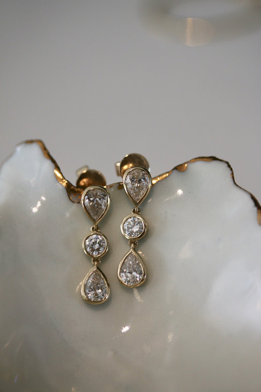 Diamond Deluxe 'Raindrop' Earrings