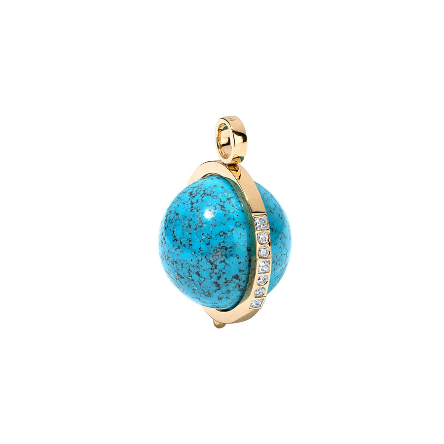 Turquoise 'Cosmic Spinner' Ball