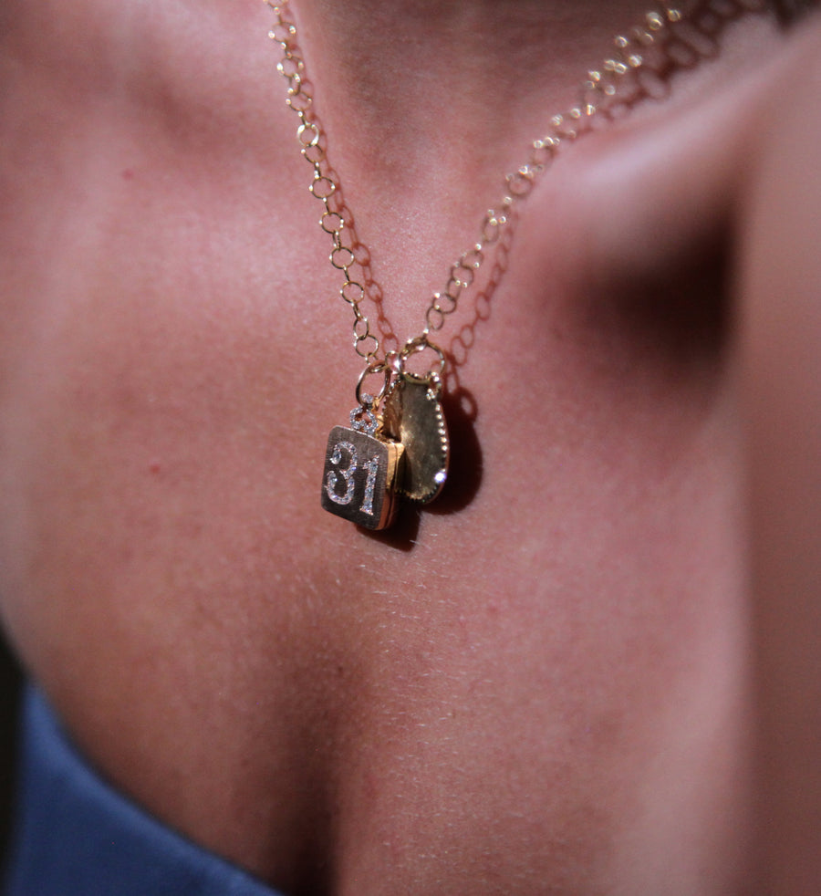 Classic 'Diamond Trefoil' Pillow Locket