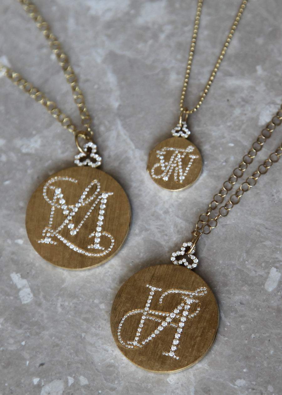 Deluxe 'Diamond Trefoil' Locket