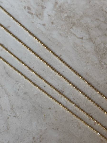 'Majesty Ball' Chain in 14k Gold