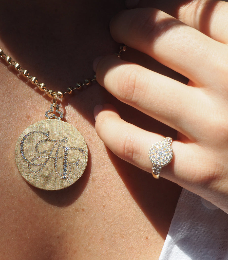 Deluxe 'Diamond Trefoil' Locket
