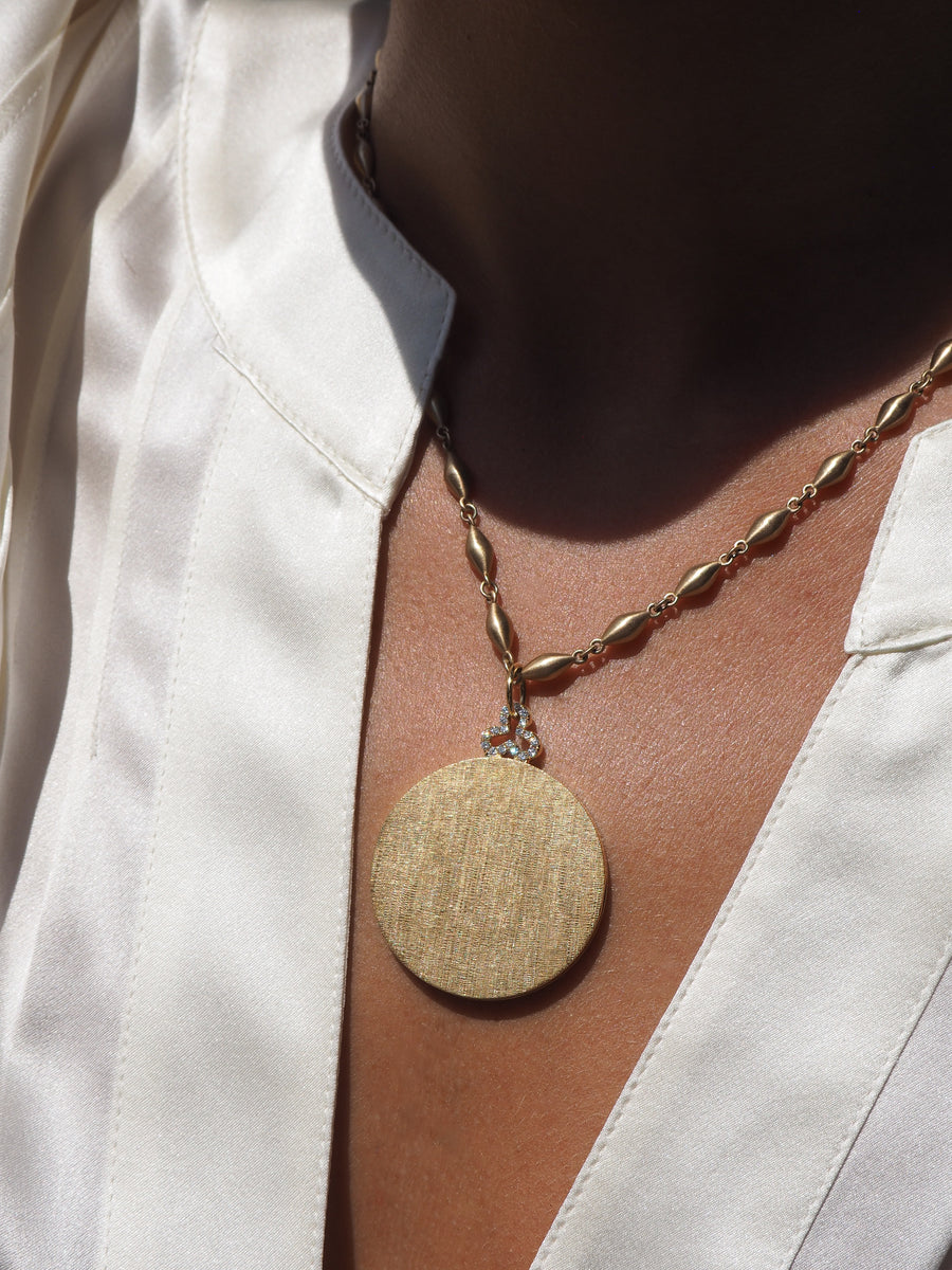 Deluxe 'Diamond Trefoil' Locket