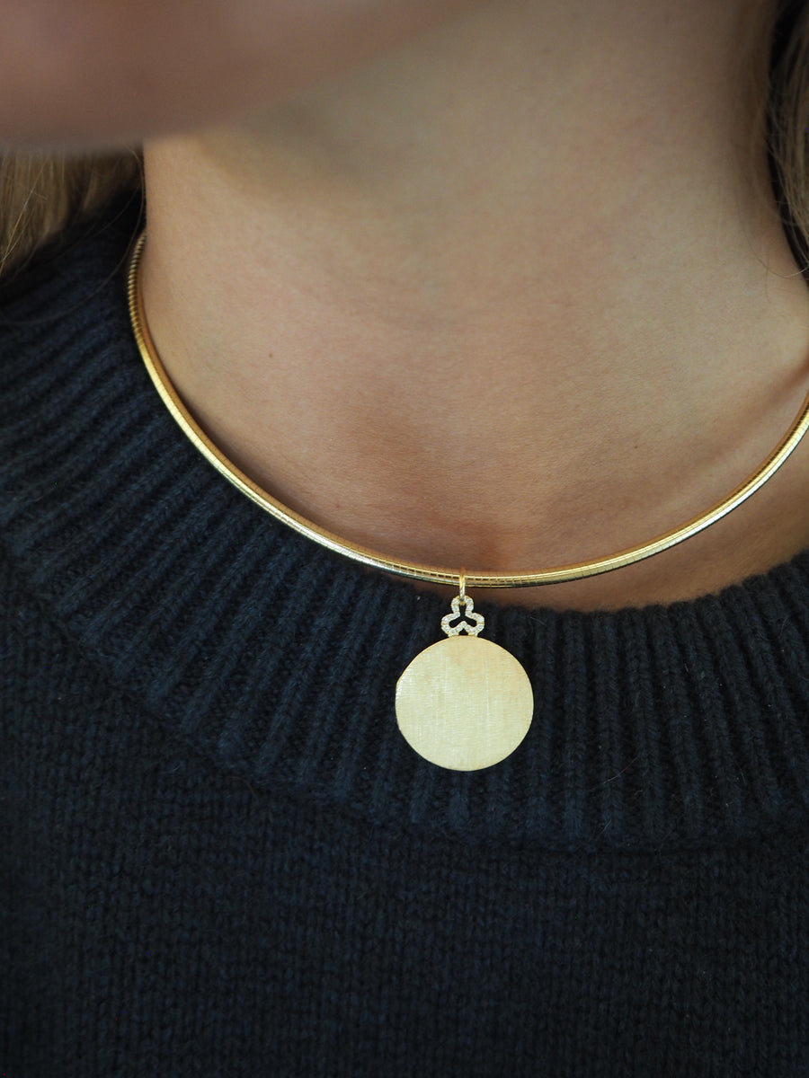 Medium 'Diamond Trefoil' Locket