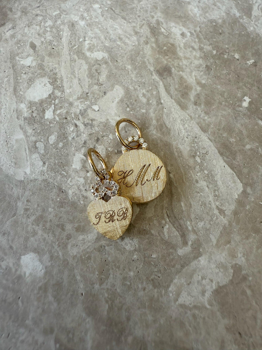 Mini Diamond 'Heart' Charm