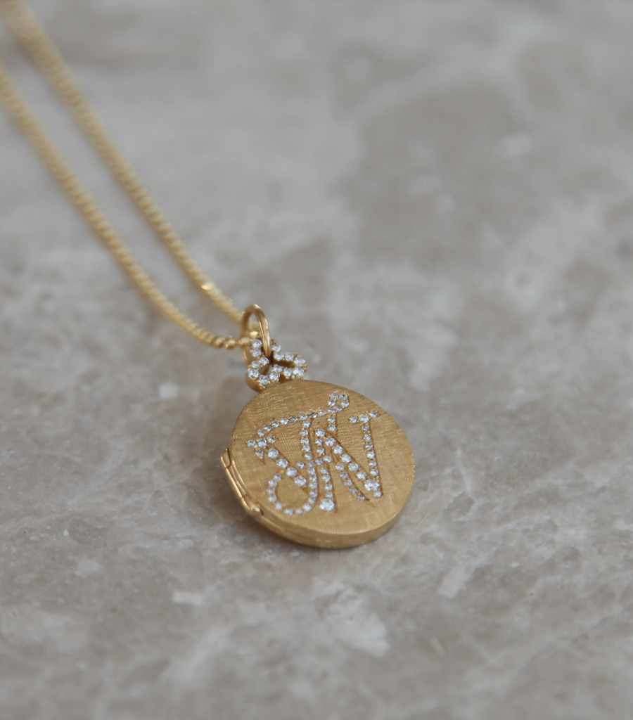 Classic 'Diamond Trefoil' Locket