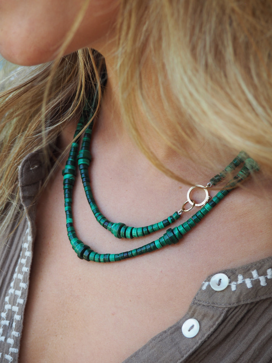 Malachite 'Summer' Beads