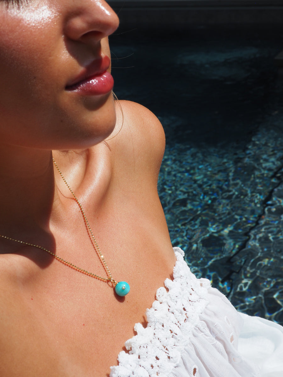 Morning Star Charm | Turquoise