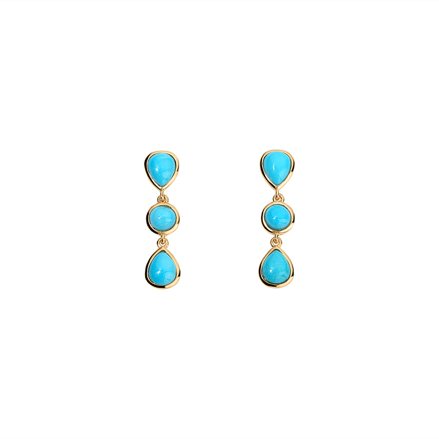 18K Gold & Turquoise