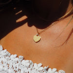 18k gold heart locket necklace with diamond arch