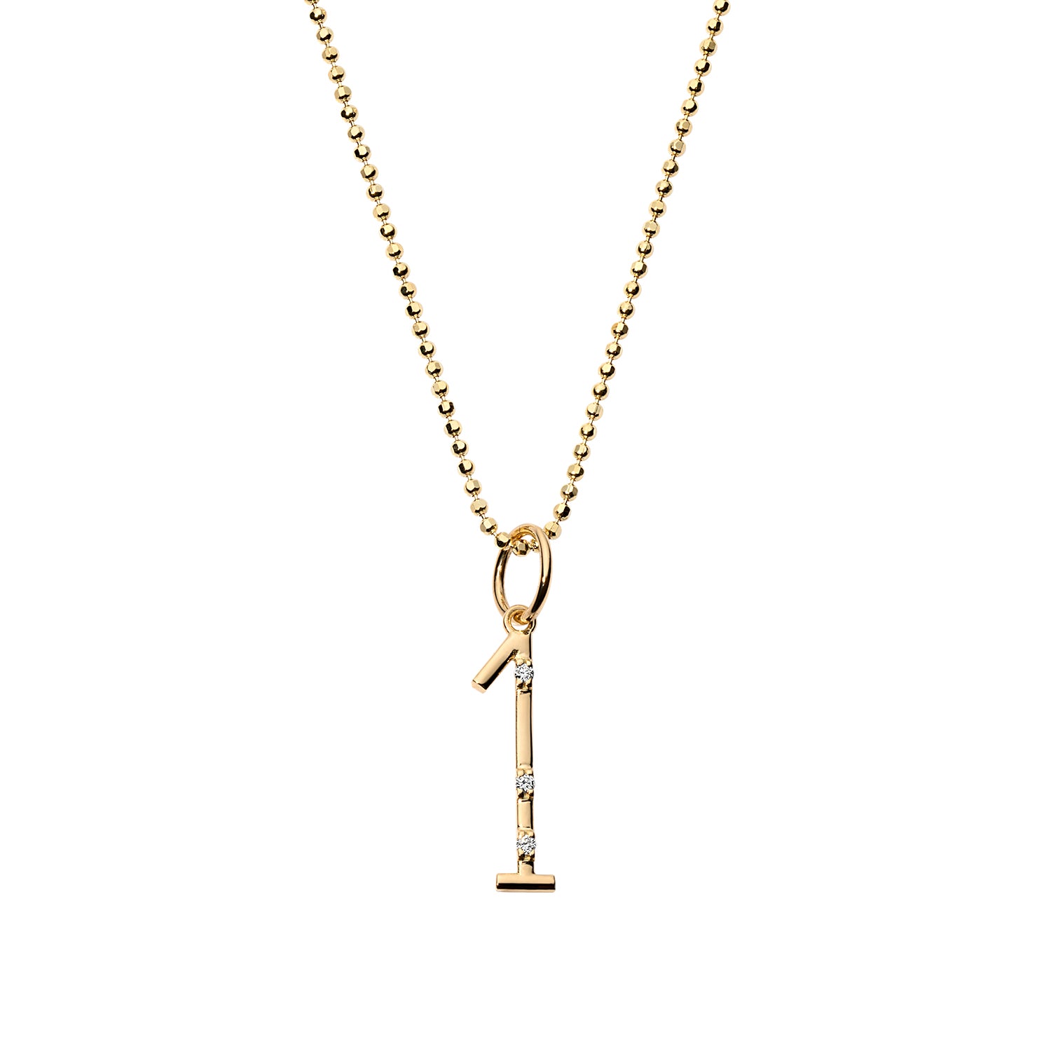 Diamond 'Number' Charm