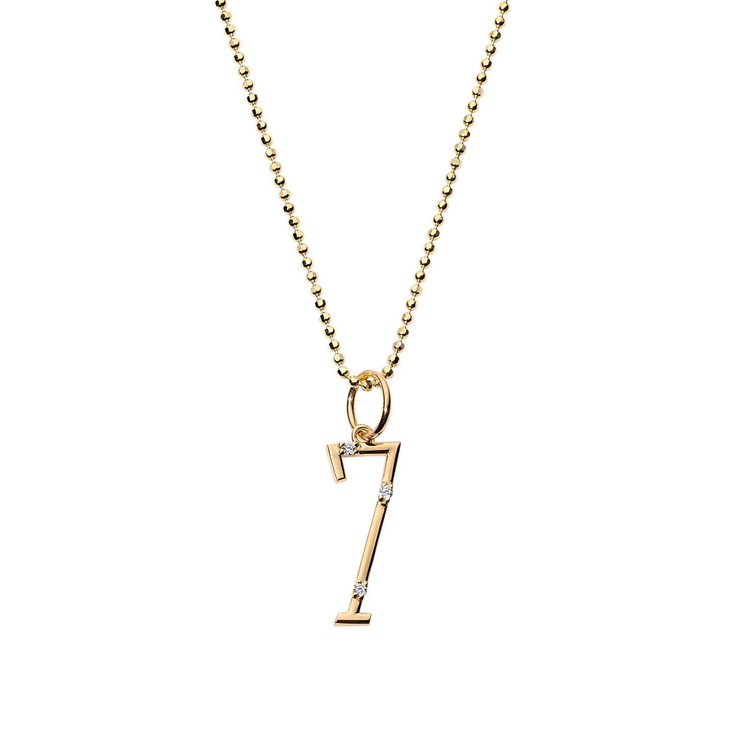Diamond 'Number' Charm