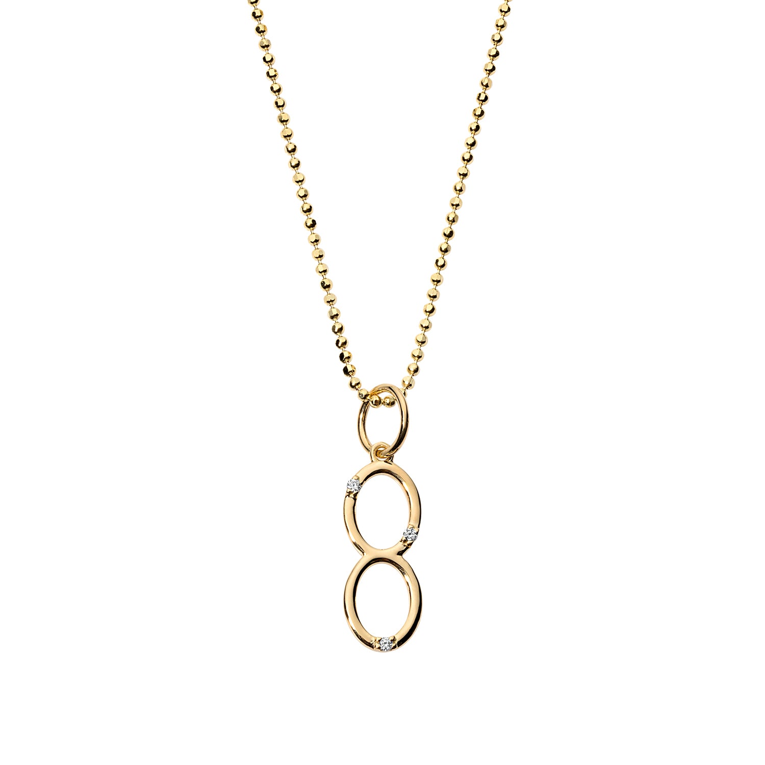 Diamond 'Number' Charm