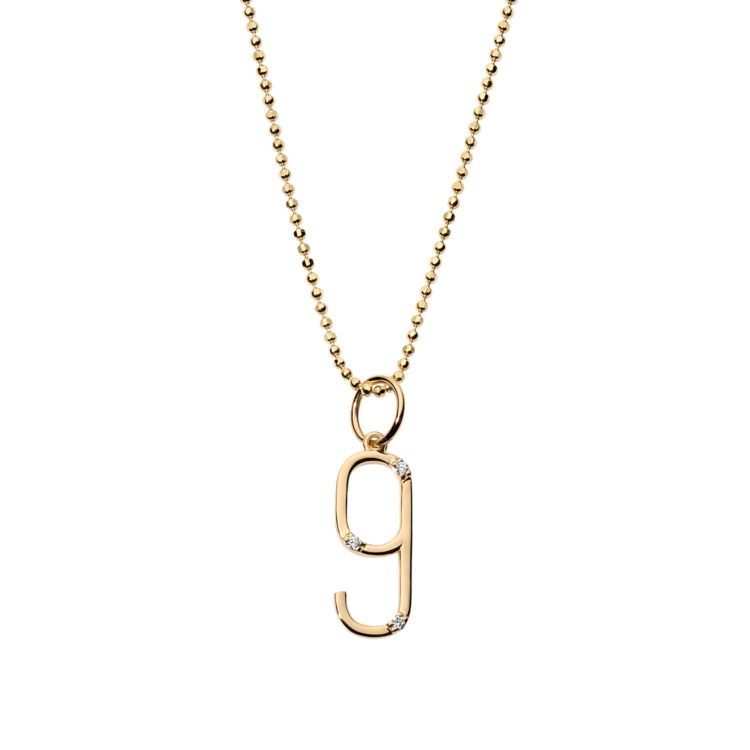 Diamond 'Number' Charm