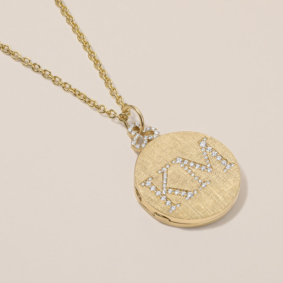 Classic 'Diamond Trefoil' Locket