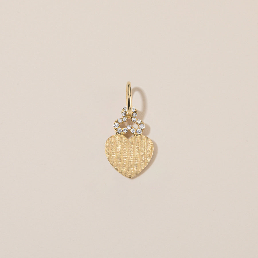 Mini Diamond 'Heart' Charm