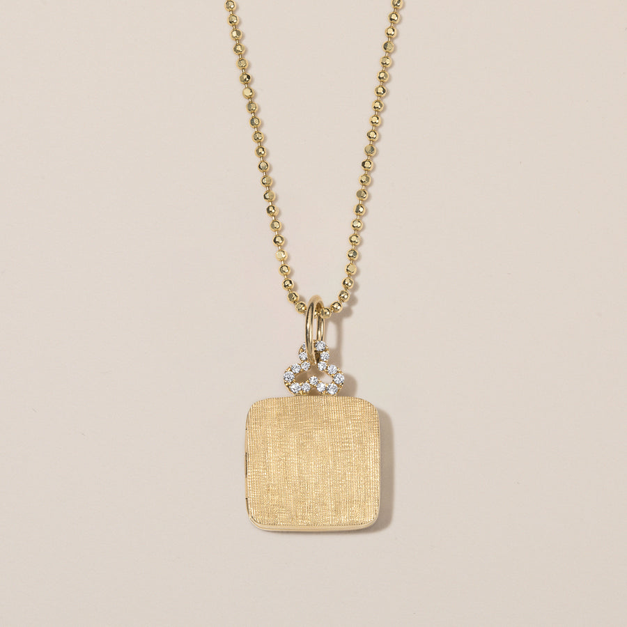 Classic 'Diamond Trefoil' Pillow Locket