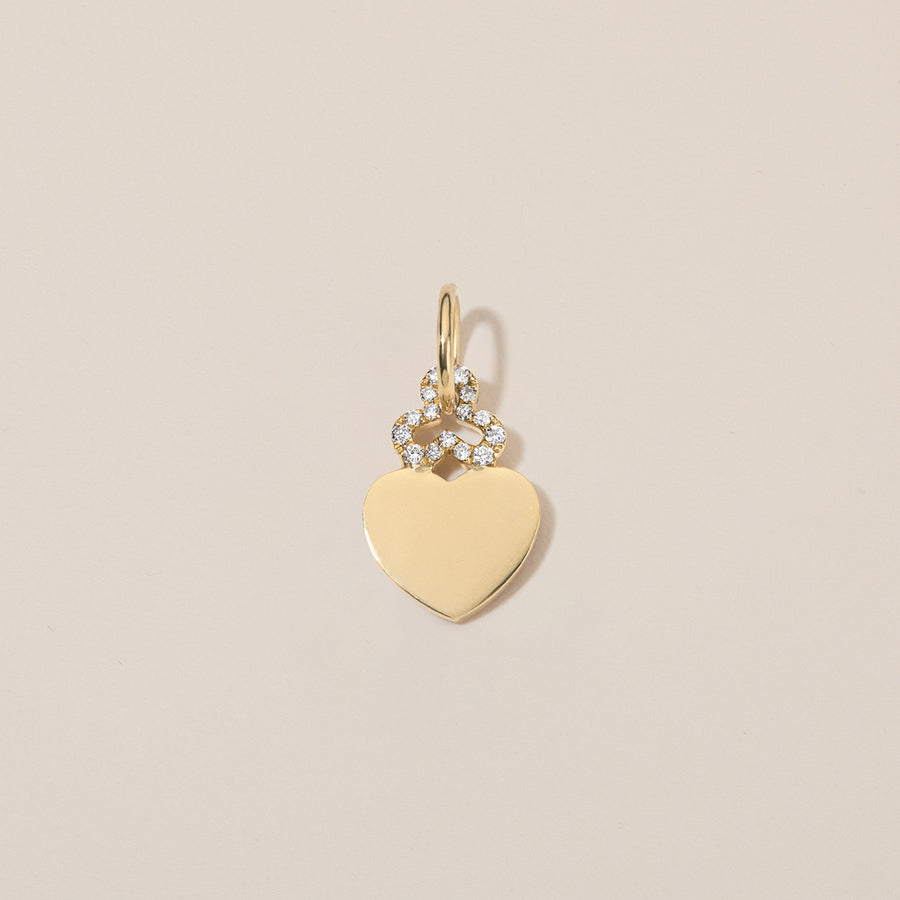Mini Diamond 'Heart' Charm