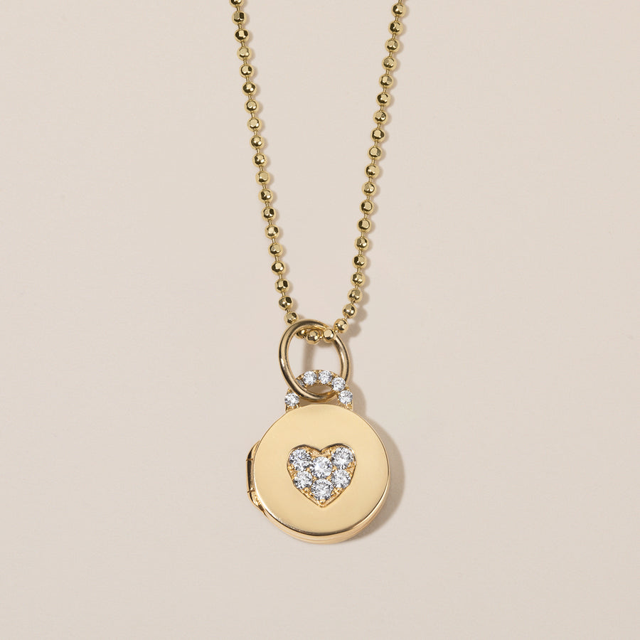 Mini 'Sweetheart' Locket | Diamond