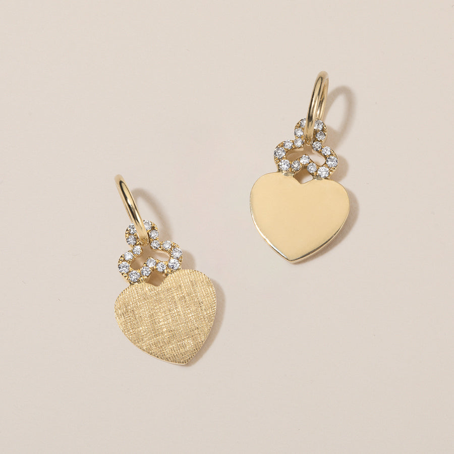 Mini Diamond 'Heart' Charm