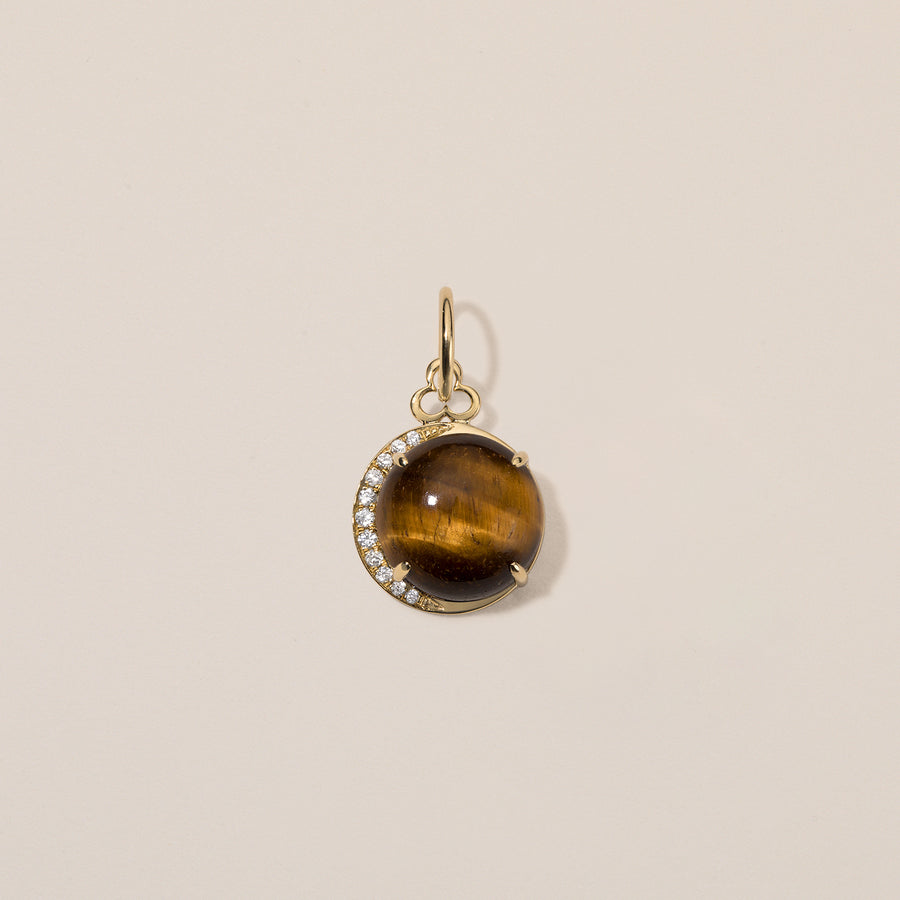 Moon Charm | Tiger's Eye