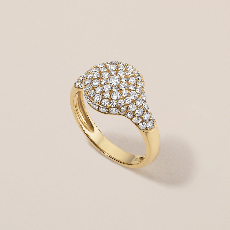 'Sugar' Pinky Signet | Diamond
