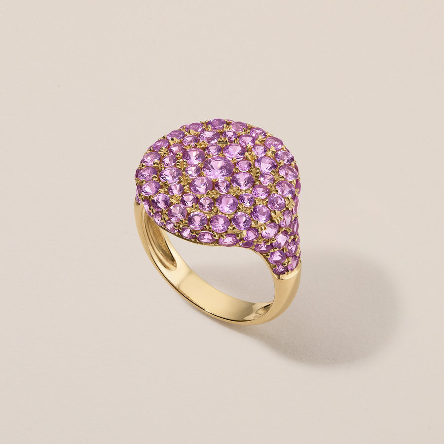 Sugar Mamma Signet Ring | Pink Sapphire