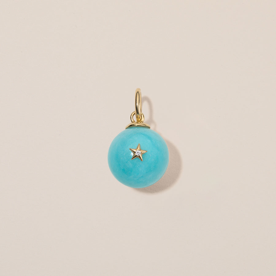Morning Star Charm | Amazonite