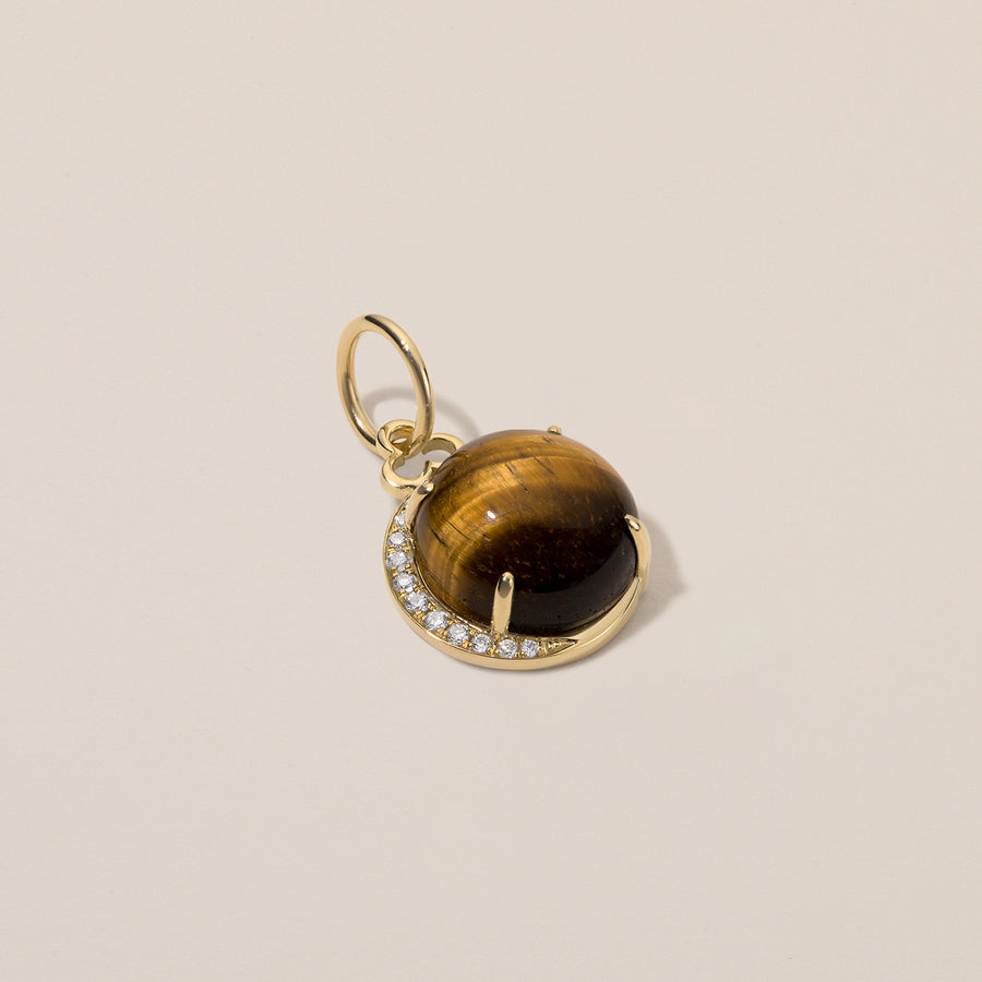 Moon Charm | Tiger's Eye