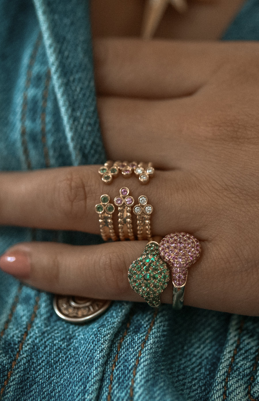 Harmony Ring | Pink Sapphires