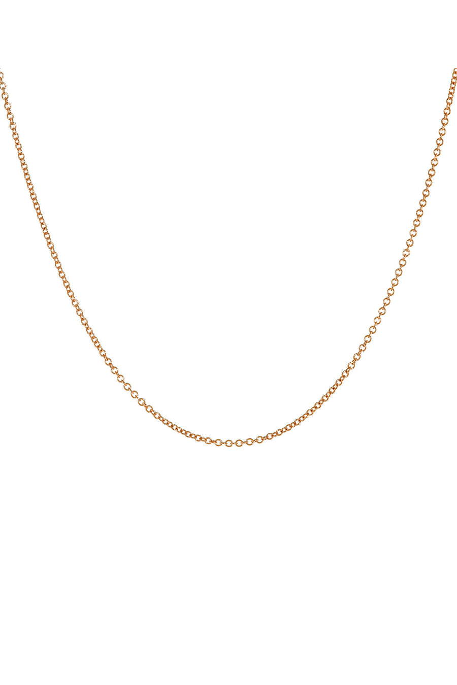 2.0mm Cable Chain Necklace in 14k Gold | 18"