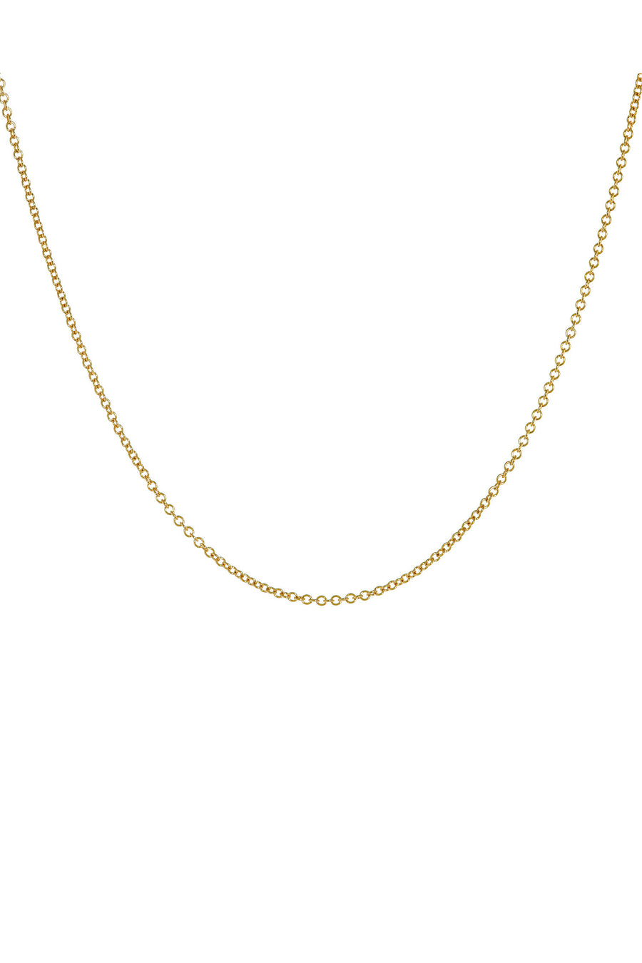 2.0mm Cable Chain Necklace in 14k Gold  | 24"