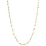 Our Round Open Chain Link necklace is the perfect example of the power of a good chain. Crafted from loops in 14k gold, it be worn full length or comfortably looped for a layered look.