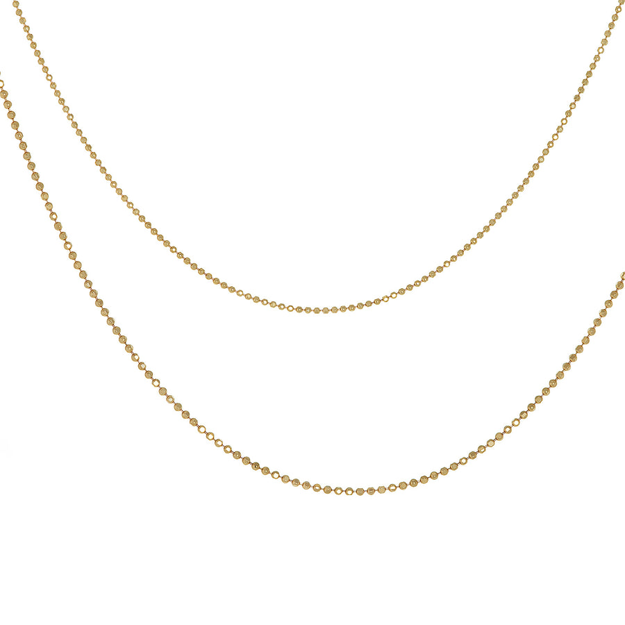 Majesty Ball Chain Chain in 14k Gold | 20" 1.5mm