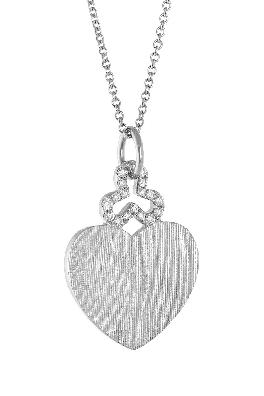 Diamond 'Heart' Charm in 18k Gold | Florentine