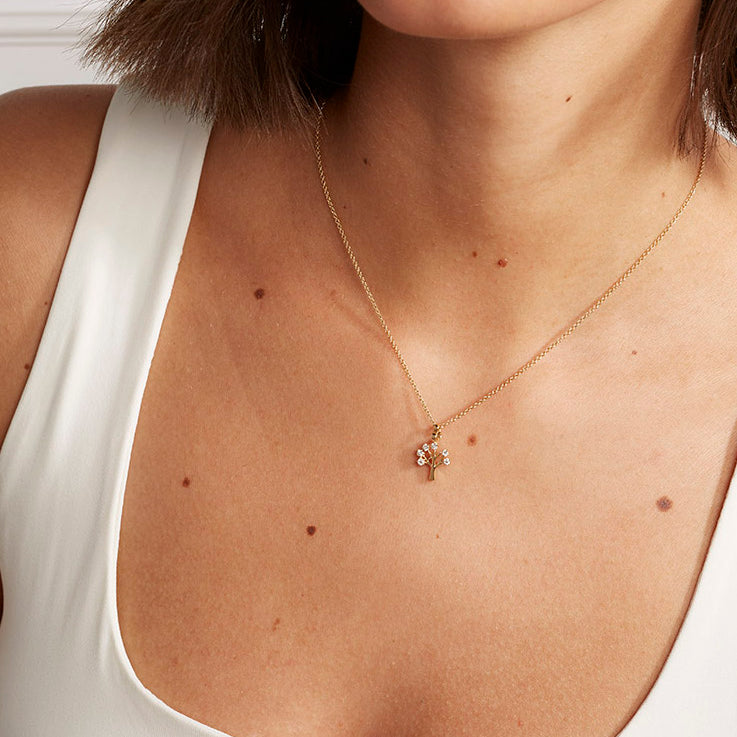 tree of life charm on model