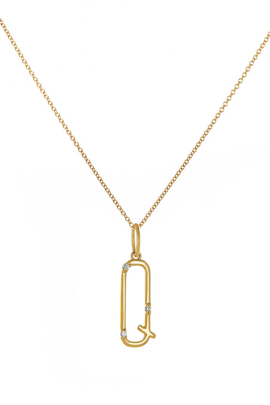 Diamond Character Charm in 18K Gold