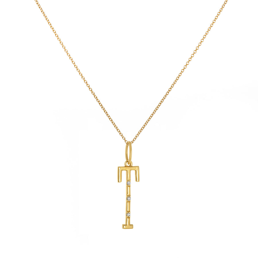Diamond Character Charm in 18K Gold